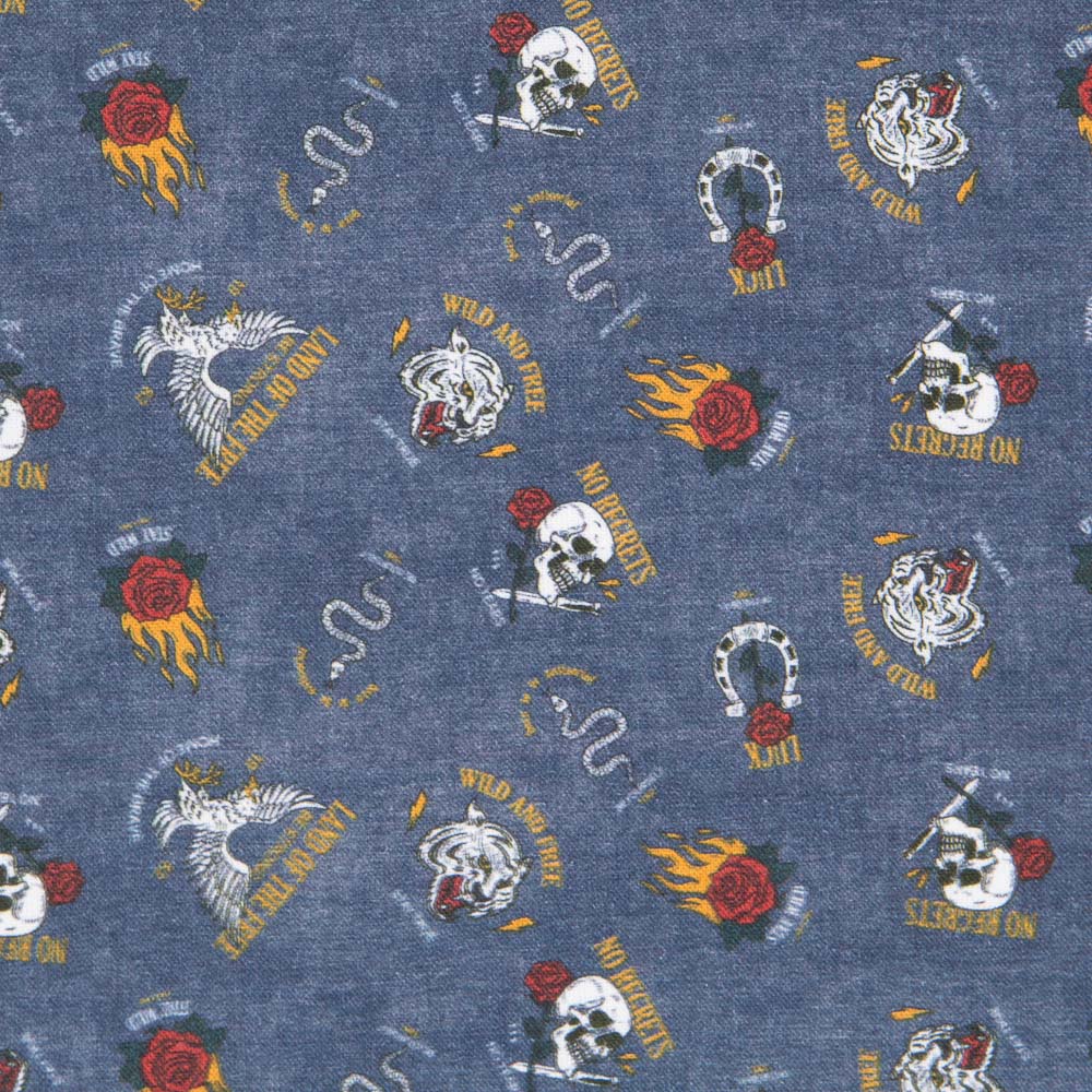 Algodão Rugby Denim - Ribes y Casals