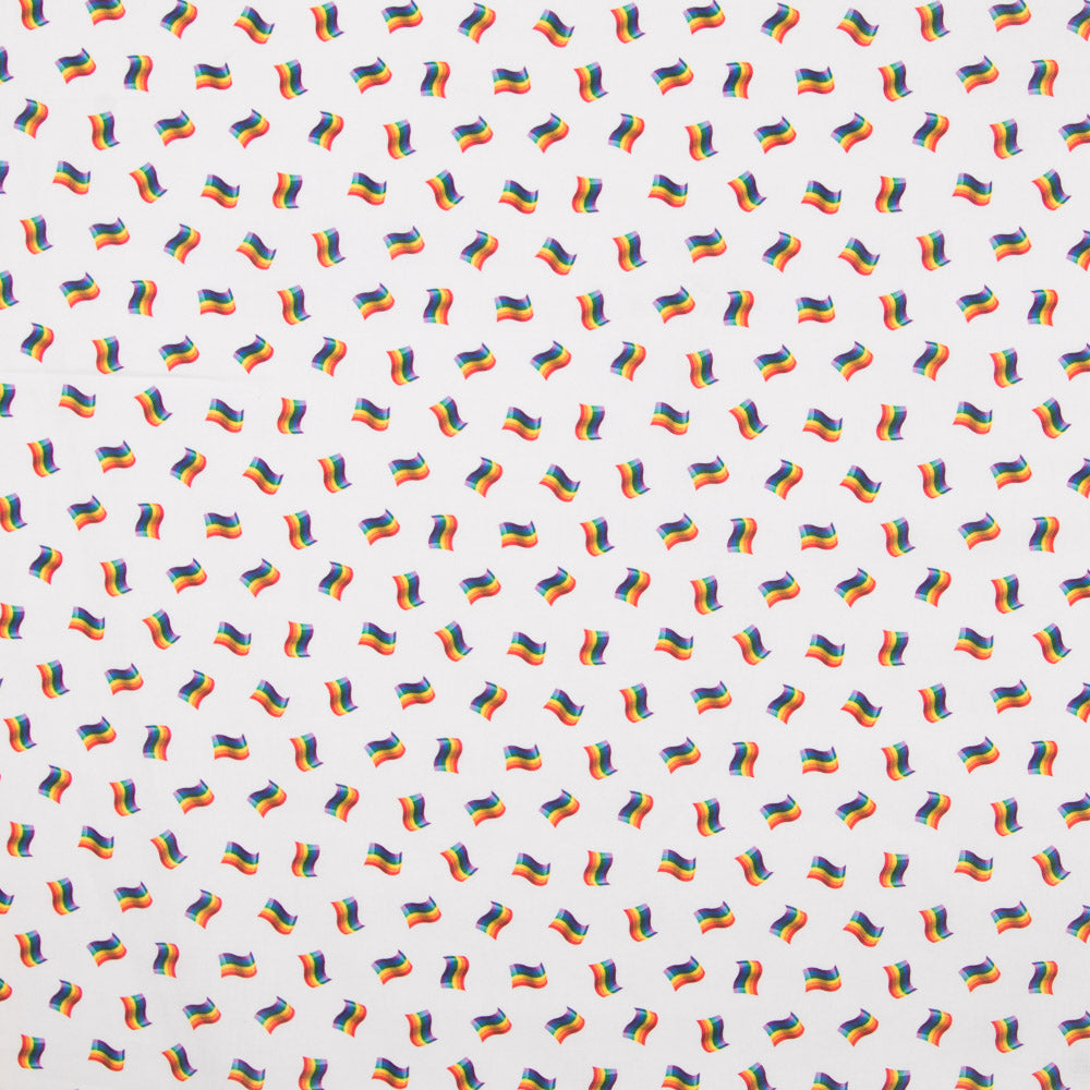 Algodão Bandeiras Orgulho Branca - Ribes y Casals