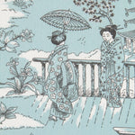 Toalha Anti Manchas Geisha Azul - Ribes y Casals