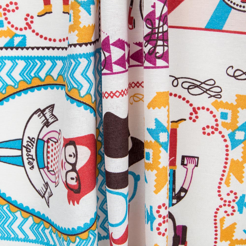 Lona Estampada Hipster - Ribes y Casals