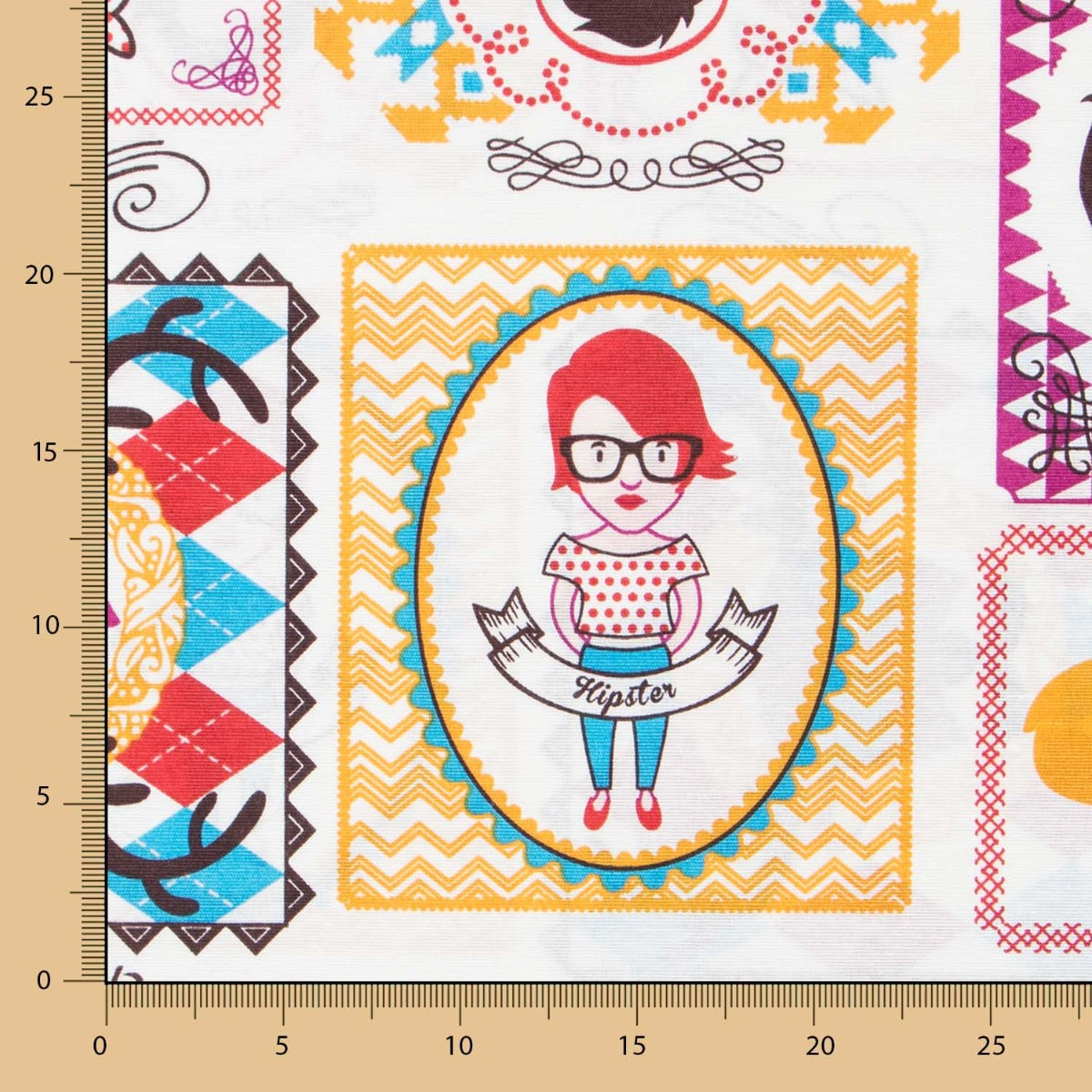 Lona Estampada Hipster - Ribes y Casals