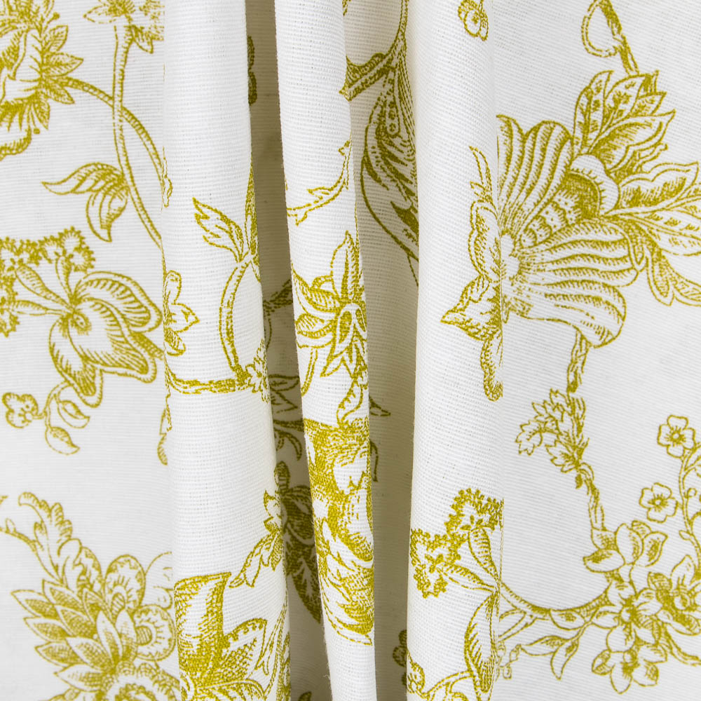 Lona Estampada Romântica Verde - Ribes y Casals