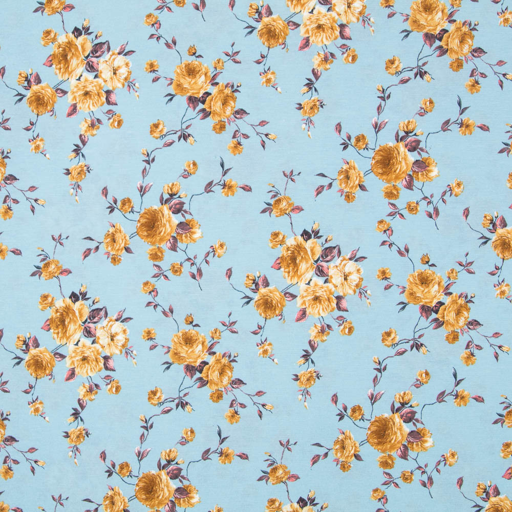 Lona Estampada Outono Azul - Ribes y Casals