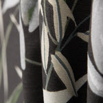 Tecido de Lona Estampada Tropic Preto - Ribes y Casals