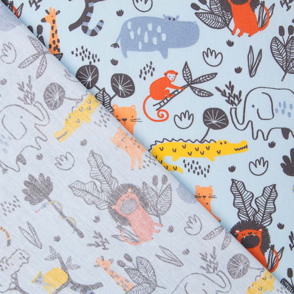 Algodão Zoológico Celeste - Ribes y Casals