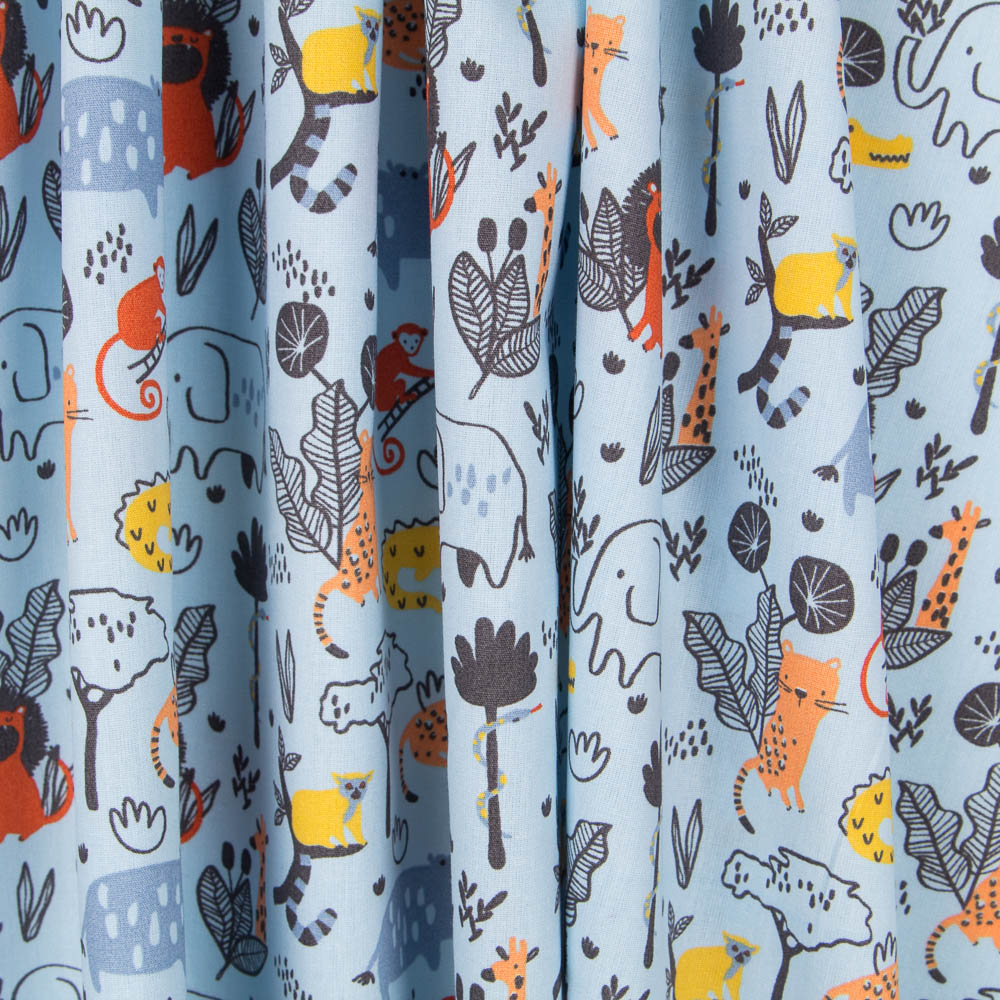 Algodão Zoológico Celeste - Ribes y Casals