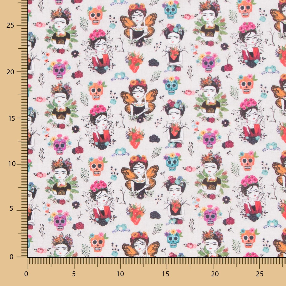 Retal Algodón Frida Mariposa 200x140cm - Ribes y Casals