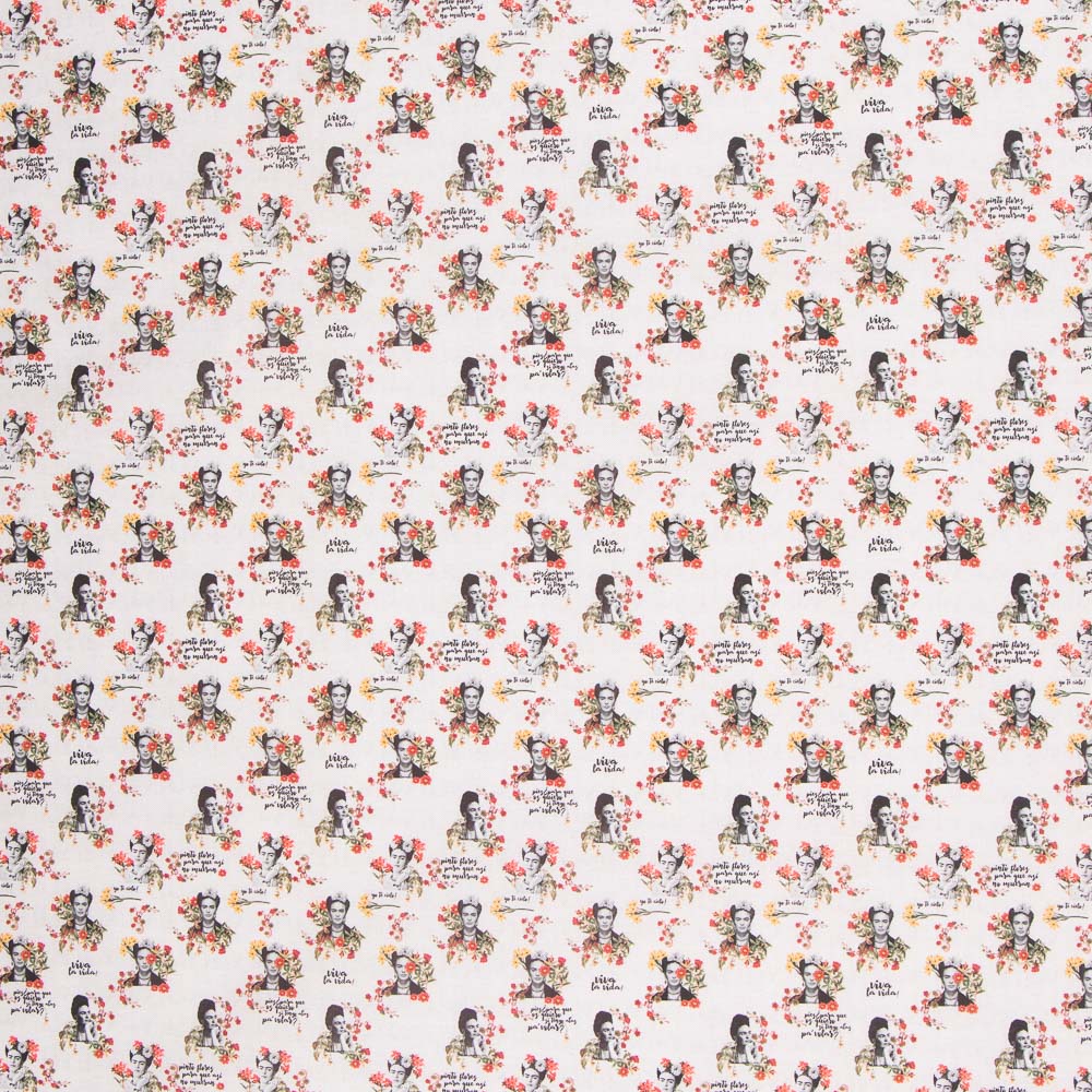 Algodão Frida Frases - Ribes y Casals