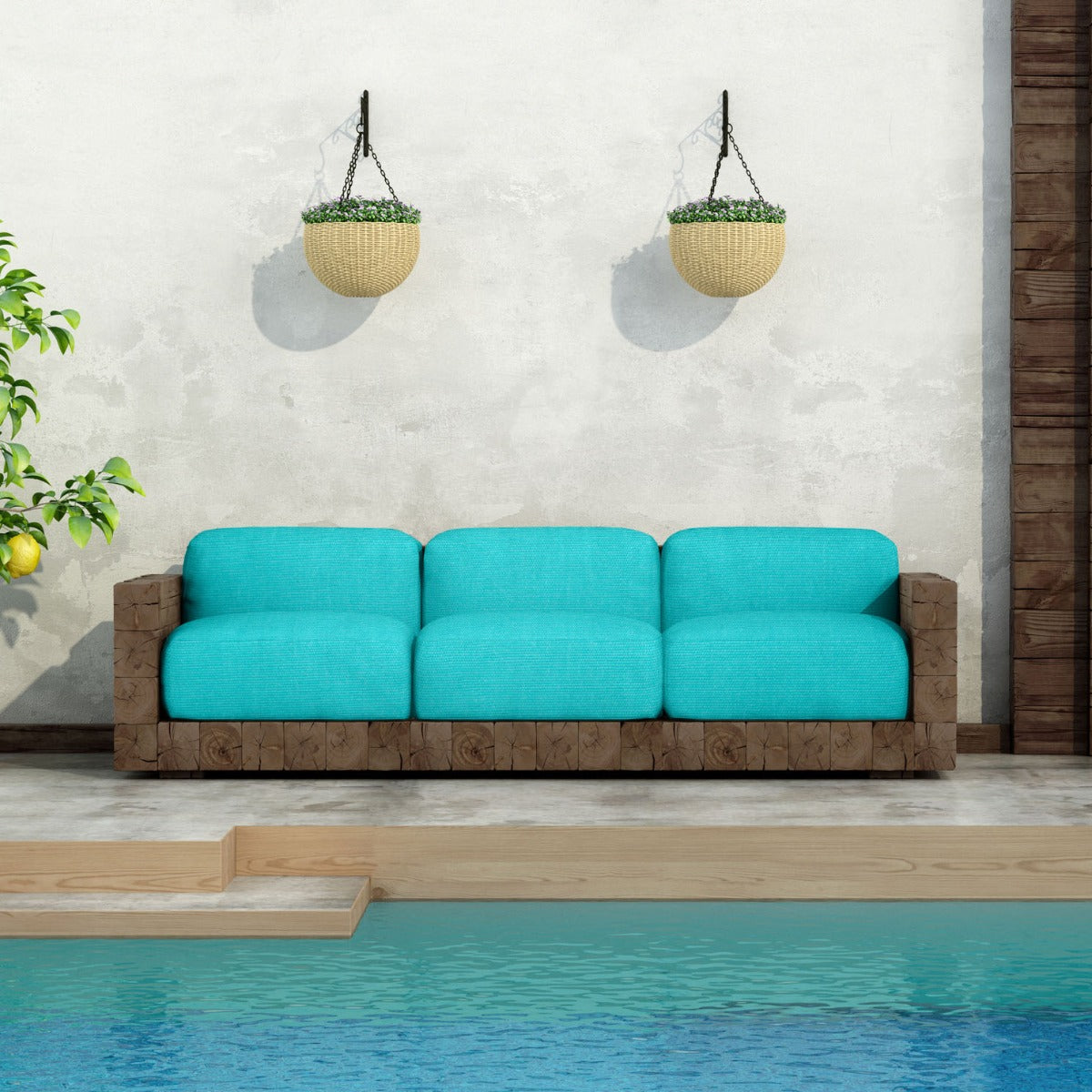 Toldo Dralon Verde Água - Ribes y Casals