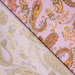 Cetim Estampado Atenea Malva - Ribes y Casals