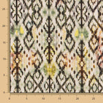 Retal Satén Mate Étnico Verde 40x140 cm - Ribes y Casals