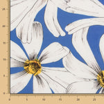 Retal Bielástico Flores Azul 150x140 cm - Ribes y Casals