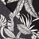 Crepe Cetim Tropic Preto - Ribes y Casals