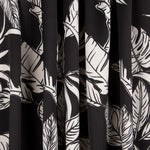 Crepe Cetim Tropic Preto - Ribes y Casals