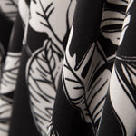 Crepe Cetim Tropic Preto - Ribes y Casals