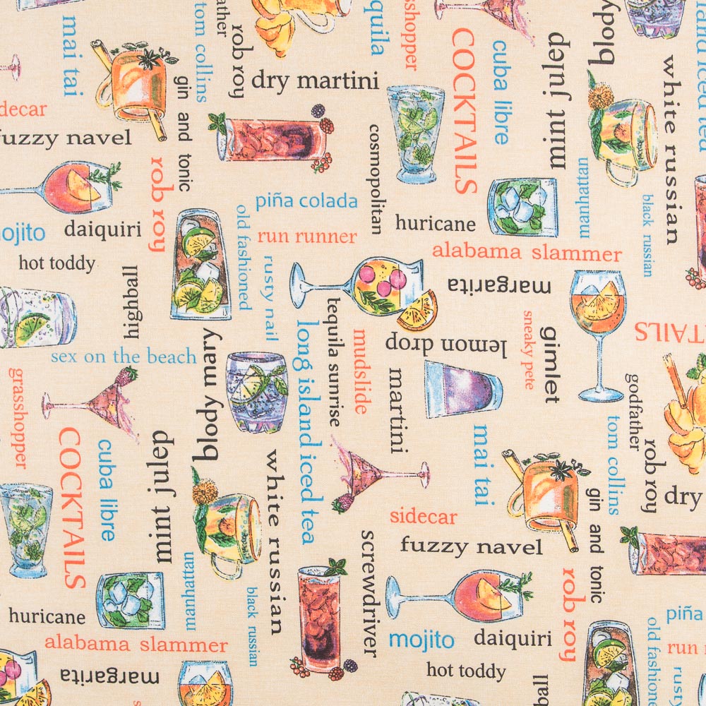 Mantel Resinado Coktails - Ribes y Casals