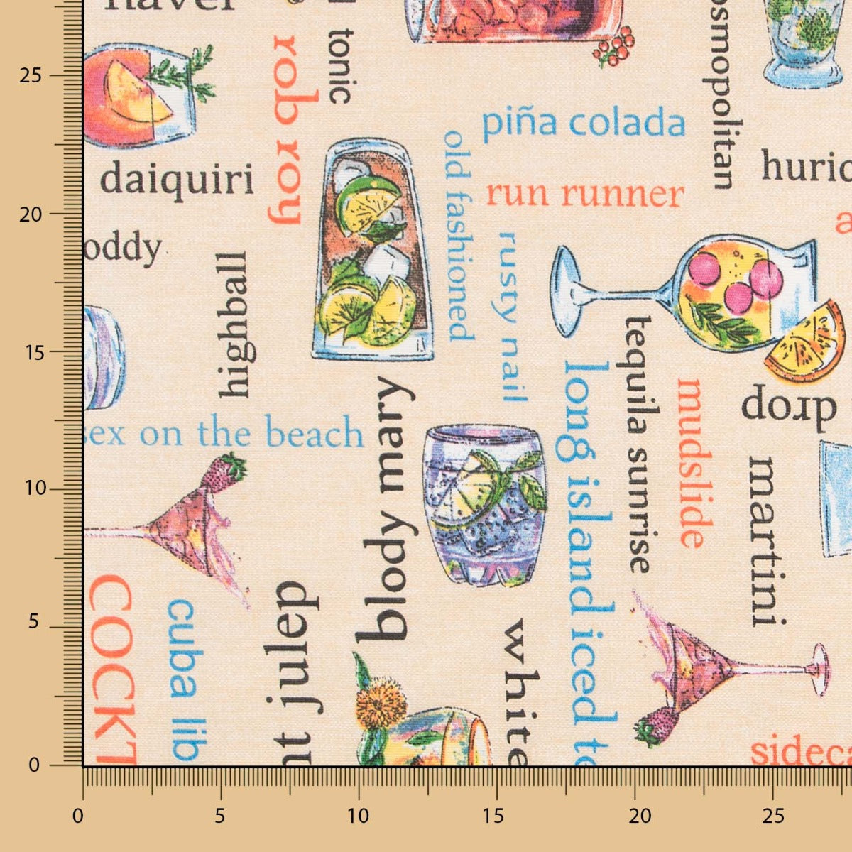 Mantel Resinado Coktails - Ribes y Casals