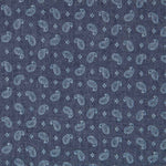 Denim Algodão Escuro Caxemira Mini - Ribes y Casals