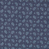 Denim Algodão Escuro Caxemira Mini - Ribes y Casals