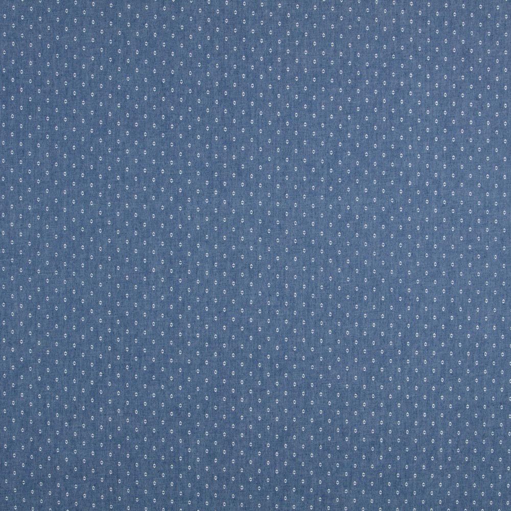 Denim Algodão Claro Geométrico - Ribes y Casals