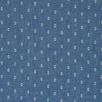 Denim Algodão Escuro Geométrico - Ribes y Casals