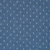 Denim Algodão Escuro Geométrico - Ribes y Casals