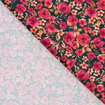 Tecido Burlington Spandex Cretone Borgonha - Ribes y Casals