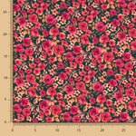 Tecido Burlington Spandex Cretone Borgonha - Ribes y Casals