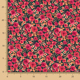 Tecido Burlington Spandex Cretone Borgonha - Ribes y Casals