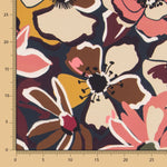 Crepe Fino Botânica Castanho - Ribes y Casals