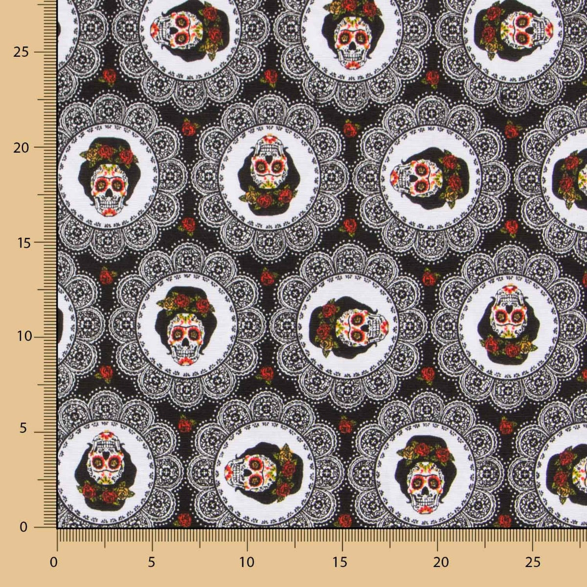 Loneta Deco Catrina Negra - Ribes y Casals