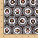 Loneta Deco Catrina Negra - Ribes y Casals