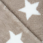 Tecido Polar de Coralina Curly Cinzento - Ribes y Casals