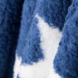 Tecido Polar Coralina Curly Stars Azul - Ribes y Casals