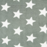 Tecido Polar Coralina Curly Stars Verde - Ribes y Casals