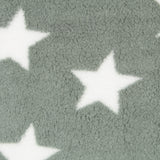 Tecido Polar Coralina Curly Stars Verde - Ribes y Casals