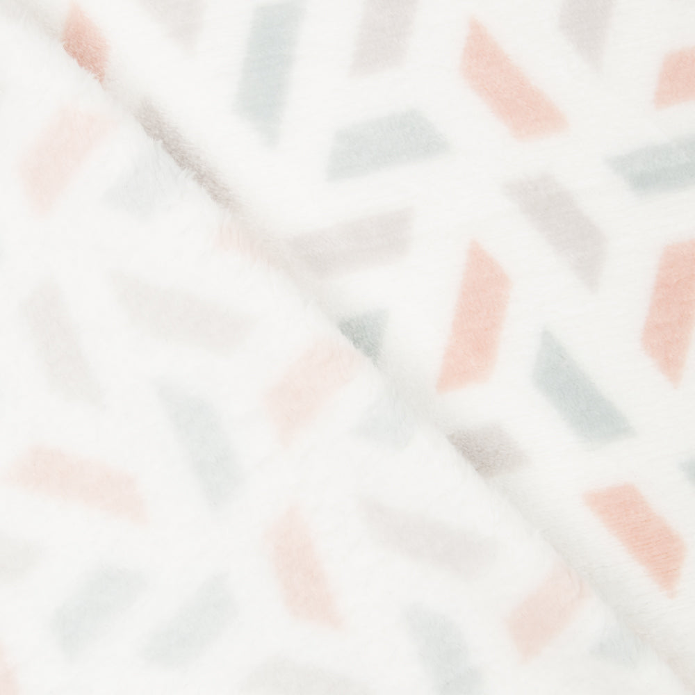 Tecido Polar de Coralina Peças Rosa - Ribes y Casals