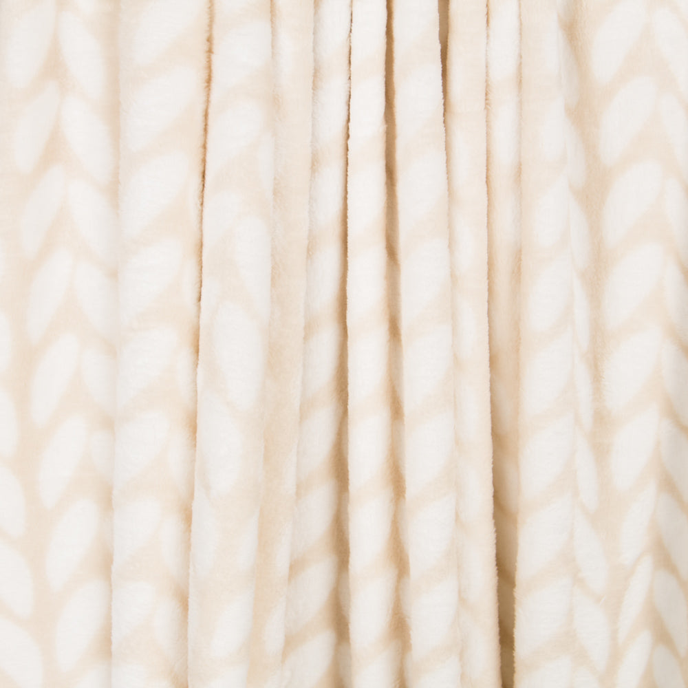 Tecido Polar Coralina Way Creme - Ribes y Casals