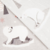 Tecido Polar Coralina Ursos Cinza Claro - Ribes y Casals