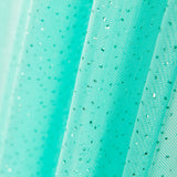 Tecido de Tule Brilhos Água-marinha - Ribes y Casals