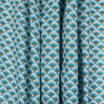 Popelín Algodón Abanico Azules - Ribes y Casals