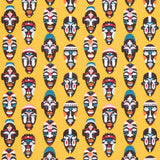 Popelín Algodón Tribus Amarillo - Ribes y Casals