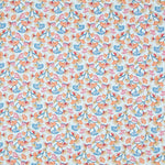 Popelín Algodón Corales Azul - Ribes y Casals