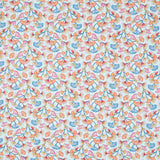 Popelín Algodón Corales Azul - Ribes y Casals