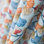 Popelín Algodón Corales Azul - Ribes y Casals