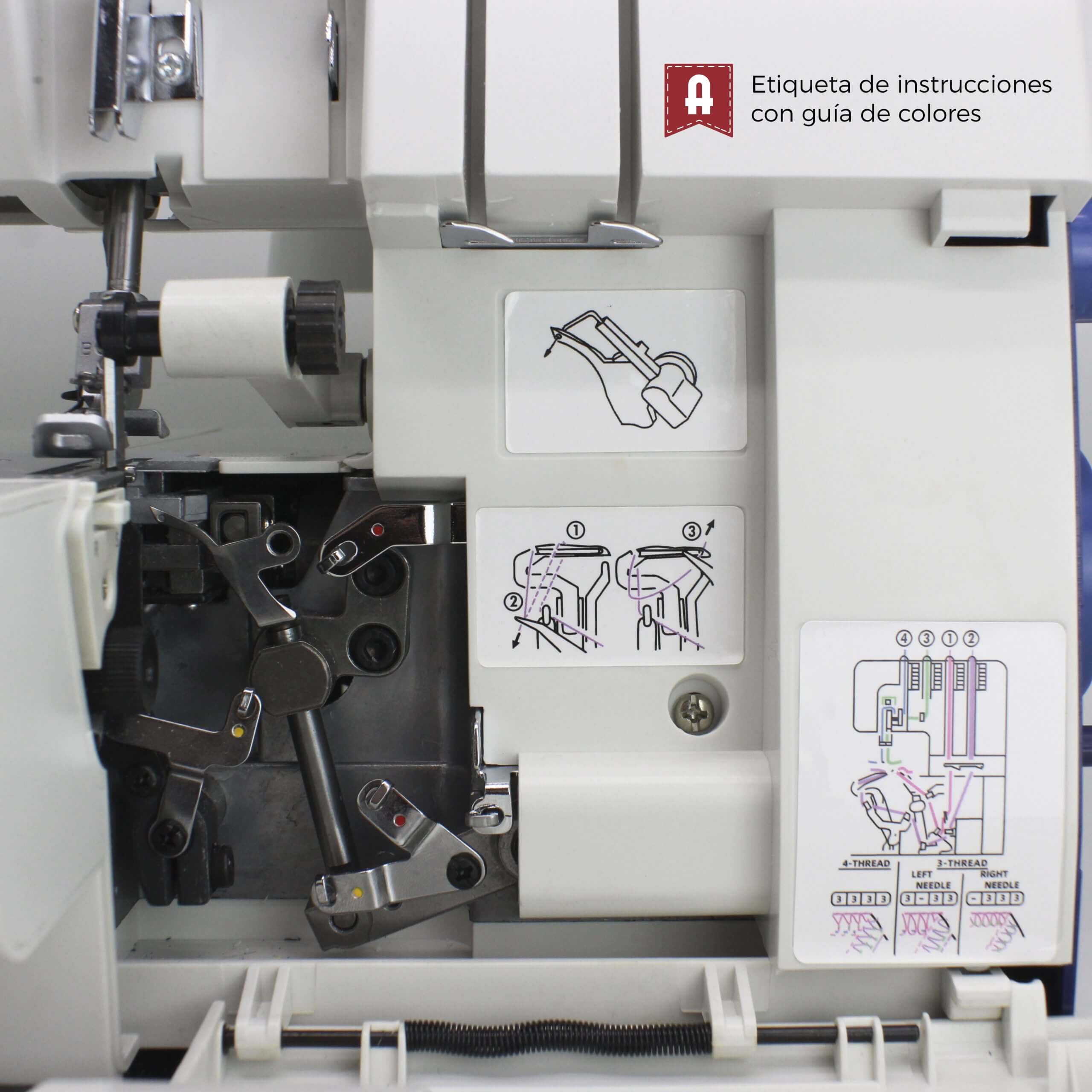 Máquina de overlock Alfa Precise Essence - Ribes y Casals
