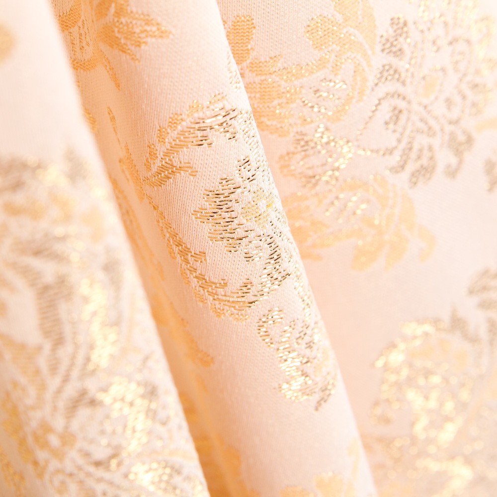 Jacquard Damasco Lurex Ouro - Ribes y Casals