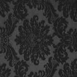 Jacquard Damasco Mate Preta - Ribes y Casals