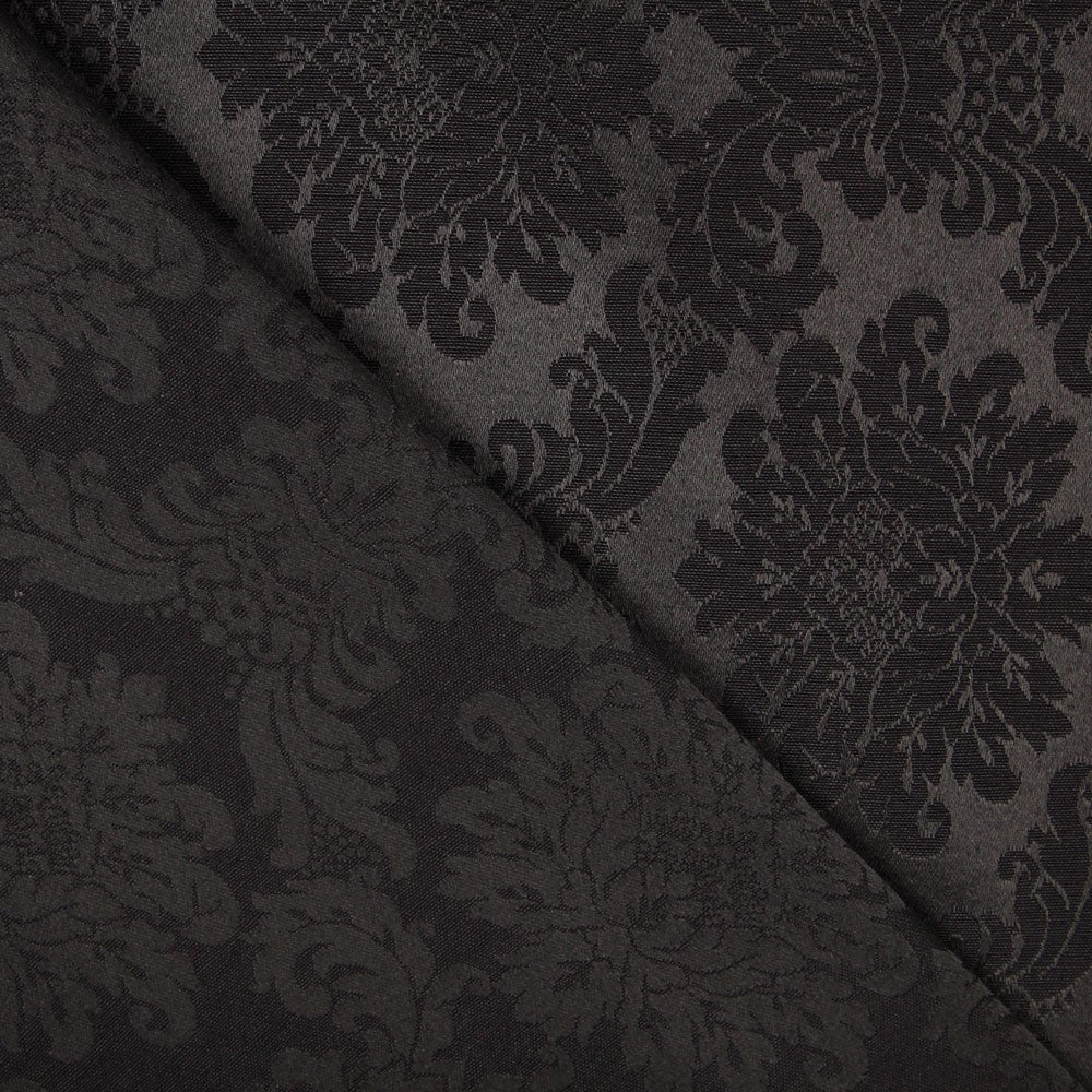 Jacquard Damasco Mate Preta - Ribes y Casals