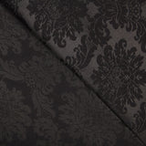 Jacquard Damasco Mate Preta - Ribes y Casals